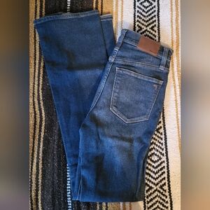 Madewell Dark Blue Flare Jeans